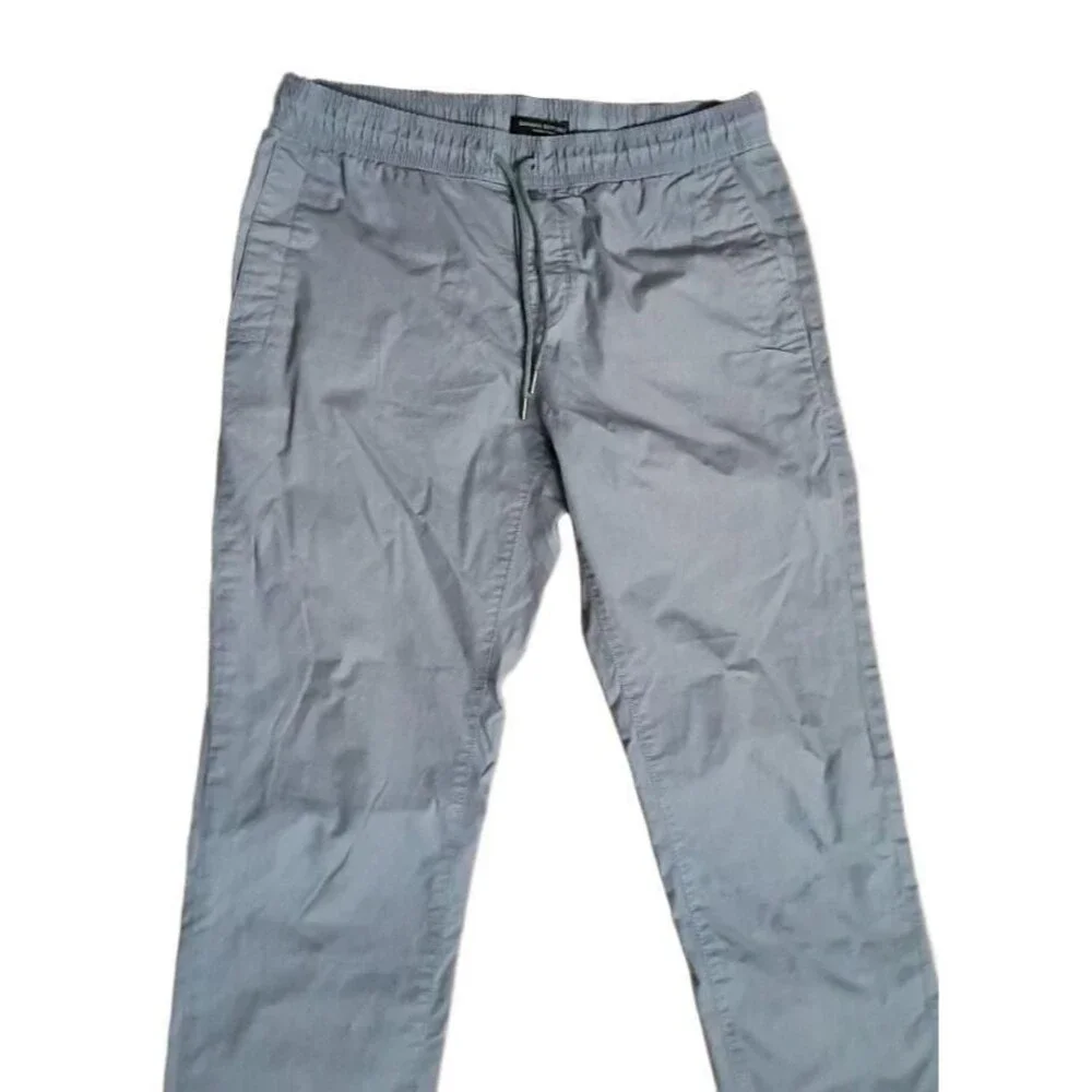 Banana Republic Aiden Pant Gray Drawstring Jogger Pants Size 31x32